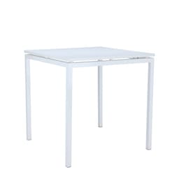 โต๊ะอาหาร รุ่นเดเนียล/พี ขนาด 75 x 75 ซม. - สีขาว