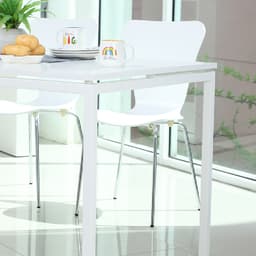 โต๊ะอาหาร รุ่นเดเนียล ขนาด 120 x 80 ซม. - สีขาว