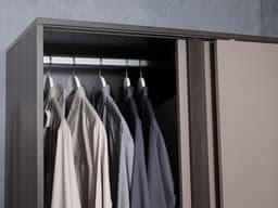 ตู้บานสไลด์ รุ่นวีโว่ ขนาด 120 ซม. - สีบราวนี่ โอ๊ค/โอวัลติน