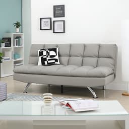 โซฟา PVC ปรับนอน รุ่นเวนดี้ - สีเทา