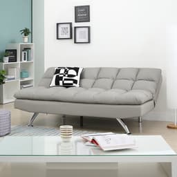 โซฟา PVC ปรับนอน รุ่นเวนดี้ - สีเทา