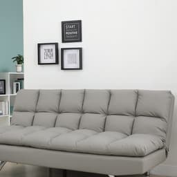 โซฟา PVC ปรับนอน รุ่นเวนดี้ - สีเทา