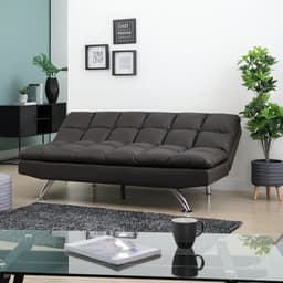 โซฟา PVC ปรับนอน รุ่นเวนดี้ - สีน้ำตาลเข้ม