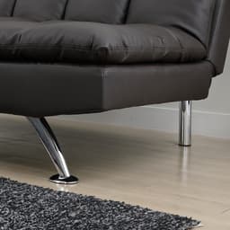 โซฟา PVC ปรับนอน รุ่นเวนดี้ - สีน้ำตาลเข้ม
