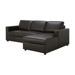โซฟาหนัง PVC L-Shape ด้านซ้าย รุ่นจอร์จ ขนาด 240 ซม. - สีน้ำตาลเข้ม