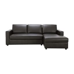 โซฟาหนัง PVC L-Shape ด้านซ้าย รุ่นจอร์จ ขนาด 240 ซม. - สีน้ำตาลเข้ม