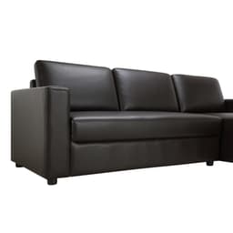 โซฟาหนัง PVC L-Shape ด้านซ้าย รุ่นจอร์จ ขนาด 240 ซม. - สีน้ำตาลเข้ม