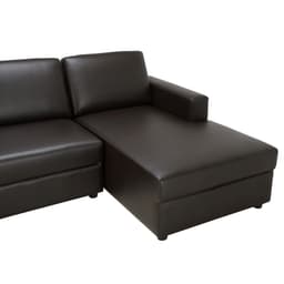 โซฟาหนัง PVC L-Shape ด้านซ้าย รุ่นจอร์จ ขนาด 240 ซม. - สีน้ำตาลเข้ม