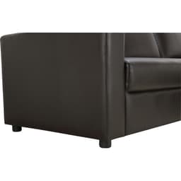 โซฟาหนัง PVC L-Shape ด้านซ้าย รุ่นจอร์จ ขนาด 240 ซม. - สีน้ำตาลเข้ม