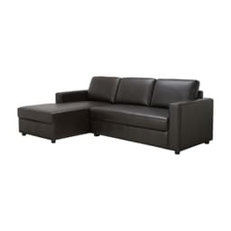 โซฟาหนัง PVC L-Shape ด้านขวา รุ่นจอร์จ ขนาด 240 ซม. - สีน้ำตาลเข้ม