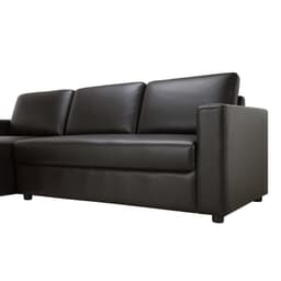 โซฟาหนัง PVC L-Shape ด้านขวา รุ่นจอร์จ ขนาด 240 ซม. - สีน้ำตาลเข้ม
