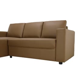 โซฟาหนัง PVC L-SHAPE ด้านขวา รุ่นจอร์จ - สีน้ำตาล