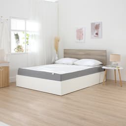 ที่นอน รุ่นโอเรี้ยน ขนาด 5 ฟุต หนา 8 นิ้ว - สีขาว/เทา