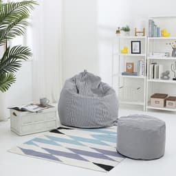 เบาะเม็ดโฟมรองขา รุ่นโจอี้ สีน้ำเงิน - Furinbox