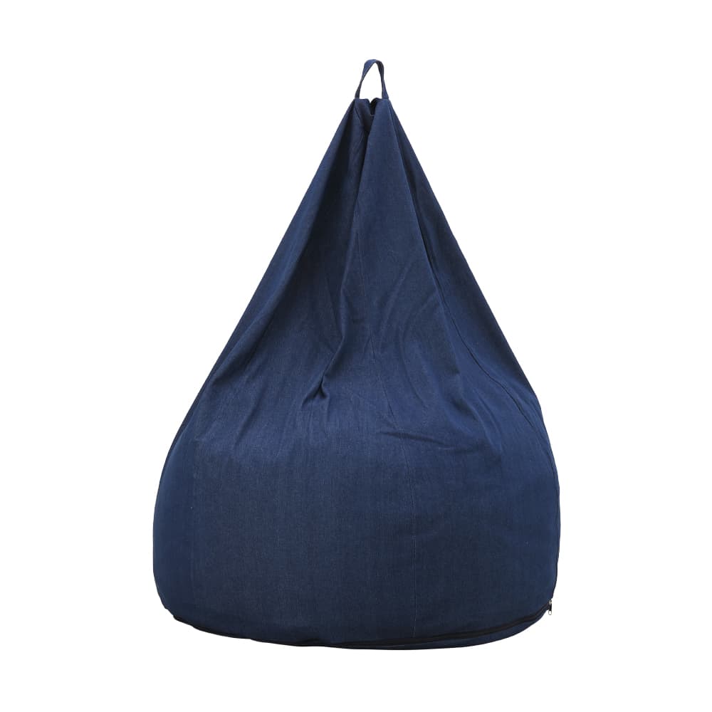 เบาะเม็ดโฟม รุ่นยีนส์ ไซส์ L ขนาด 80 x 80 x 120 ซม. - สีน้ำเงิน