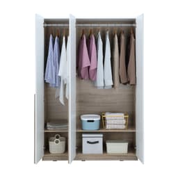 ชุดห้องนอน รุ่นมินิโอ (เตียง, ตู้เสื้อผ้า 3 บาน, โต๊ะเครื่องแป้งพร้อมสตูล)