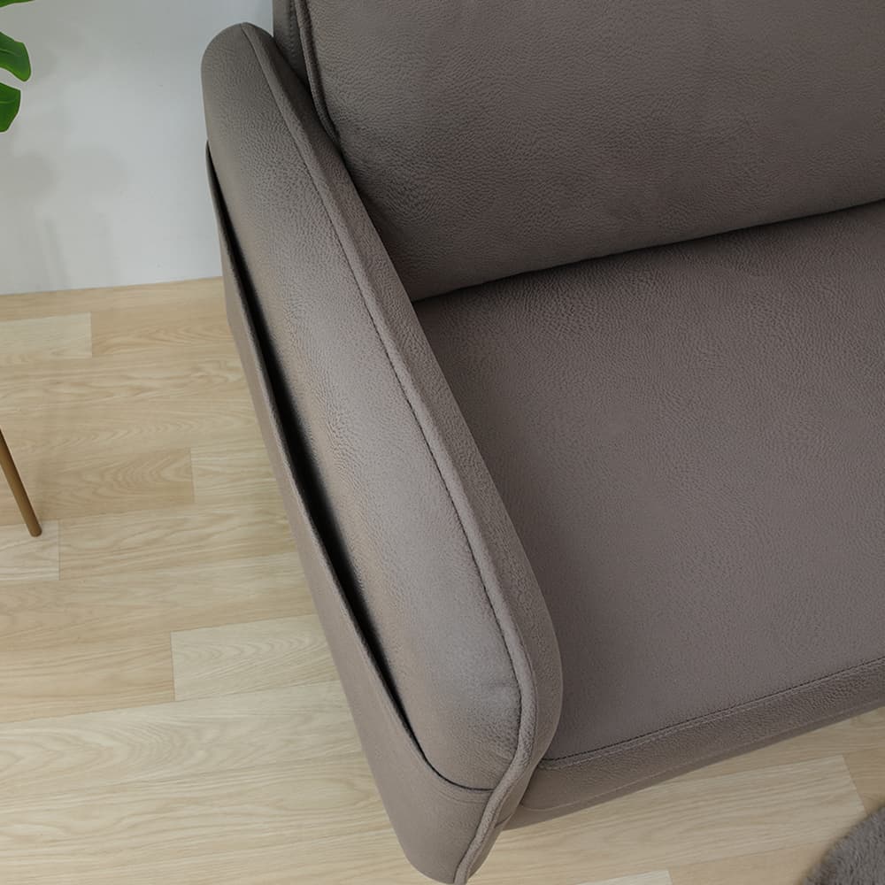 โซฟาผ้า 3 ที่นั่ง รุ่นเอมี่ - สีน้ำตาล