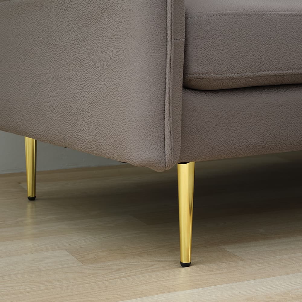 โซฟาผ้า 3 ที่นั่ง รุ่นเอมี่ - สีน้ำตาล