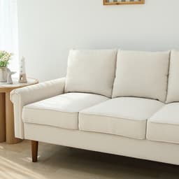 โซฟาผ้า 3 ที่นั่ง รุ่นฟีริค - สีเบจ