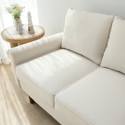 โซฟาผ้า 3 ที่นั่ง รุ่นฟีริค - สีเบจ