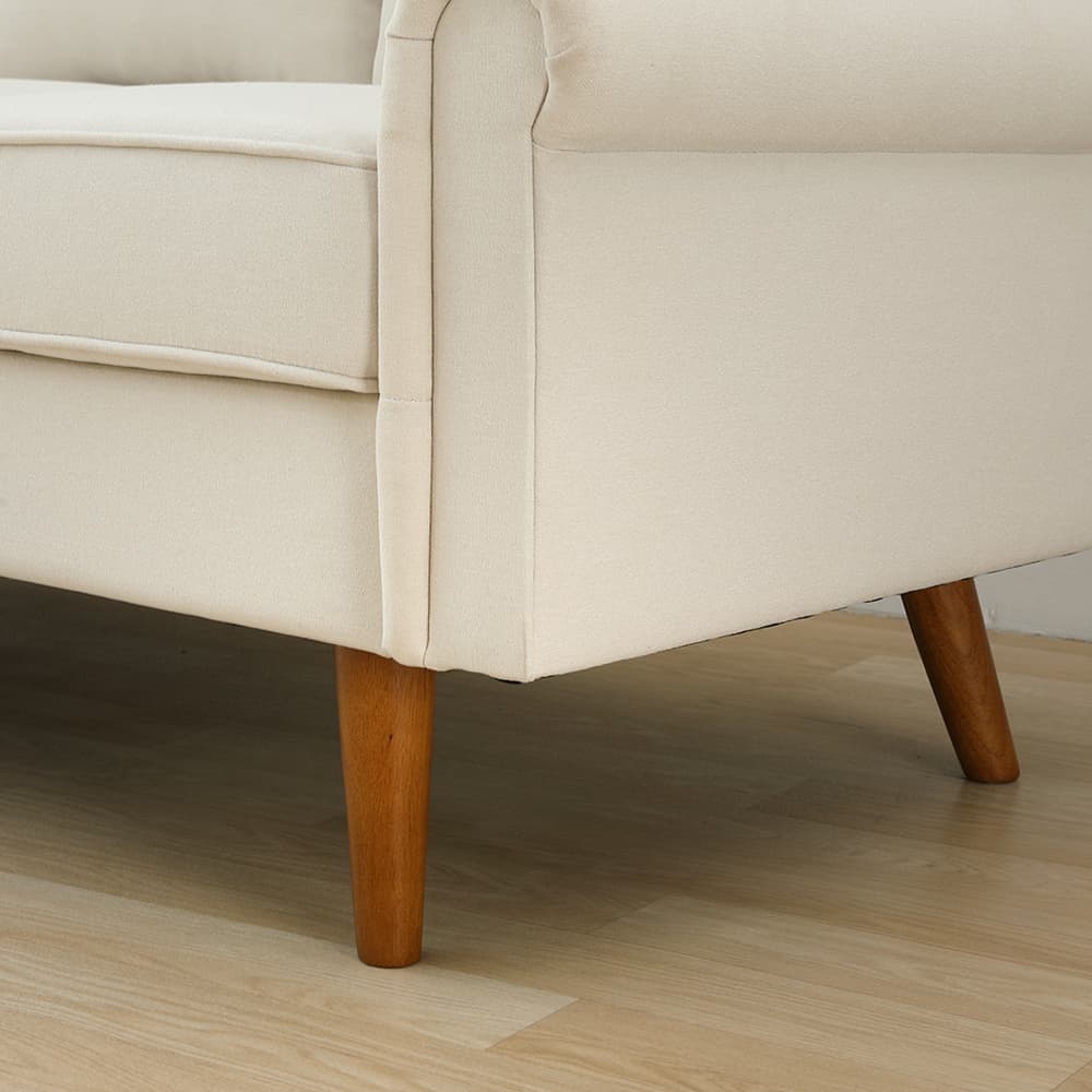 โซฟาผ้า 3 ที่นั่ง รุ่นฟีริค - สีเบจ