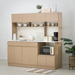 ชุดครัว รุ่นชอน ขนาด 180 ซม. - สีธรรมชาติ/ขาว