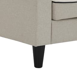 โซฟาผ้า L-shape รุ่นลูเธ่อร์ - สีน้ำตาลอ่อน