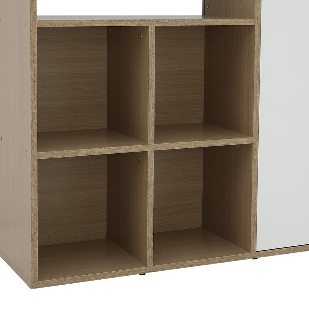 ตู้วางของอเนกประสงค์ รุ่นมินิโอ - สีธรรมชาติ/ขาว