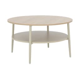 โต๊ะกลาง รุ่นลูนี่ ขนาด 80 ซม. - สีเบจ/ธรรมชาติ