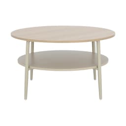 โต๊ะกลาง รุ่นลูนี่ ขนาด 80 ซม. - สีเบจ/ธรรมชาติ