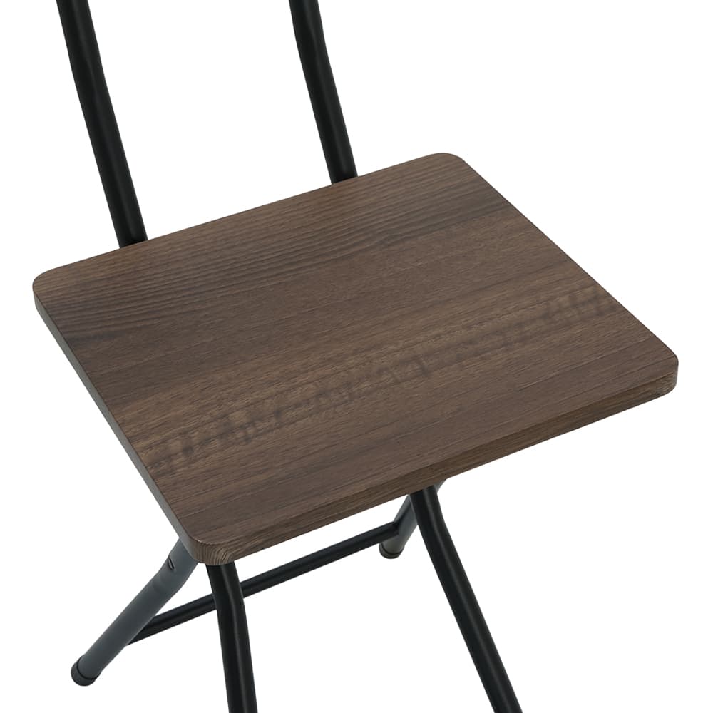 เก้าอี้พับ รุ่นเฟล็กซ์ซี่ - สีดำ/วอลนัท