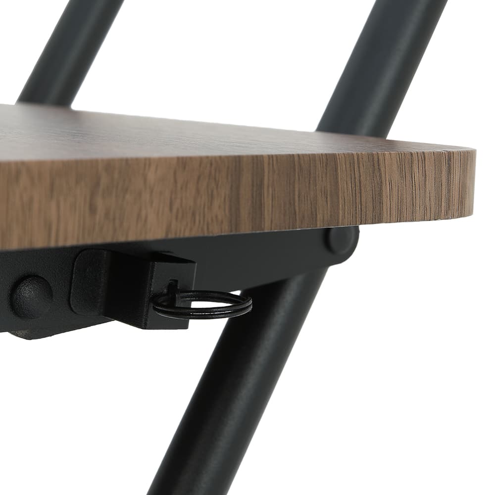 เก้าอี้พับ รุ่นเฟล็กซ์ซี่ - สีดำ/วอลนัท