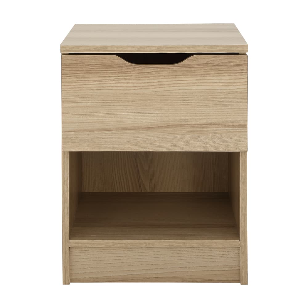 ตู้ข้างเตียง 1 ลิ้นชัก รุ่นลูม่า - สีธรรมชาติ