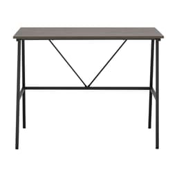 โต๊ะทำงาน ขนาด 100 ซม. และเก้าอี้สำนักงาน รุ่นจีเนียส+ดาร์บี้ - สีน้ำตาล/ดำ