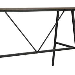 โต๊ะทำงาน ขนาด 100 ซม. และเก้าอี้สำนักงาน รุ่นจีเนียส+ดาร์บี้ - สีน้ำตาล/ดำ