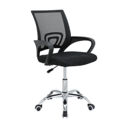 โต๊ะทำงาน 1 ลิ้นชัก ขนาด 100 ซม. และเก้าอี้สำนักงาน รุ่นมินิโอ+ดาร์บี้ - สีธรรมชาติ/ดำ