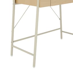 โต๊ะทำงานและเก้าอี้สำนักงาน รุ่นริโอนะ+ดาร์บี้ - สีน้ำตาล/ดำ