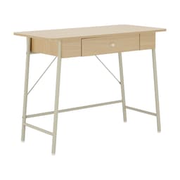 โต๊ะทำงานและเก้าอี้สำนักงาน รุ่นริโอนะ+ดาร์บี้ - สีน้ำตาล/ดำ