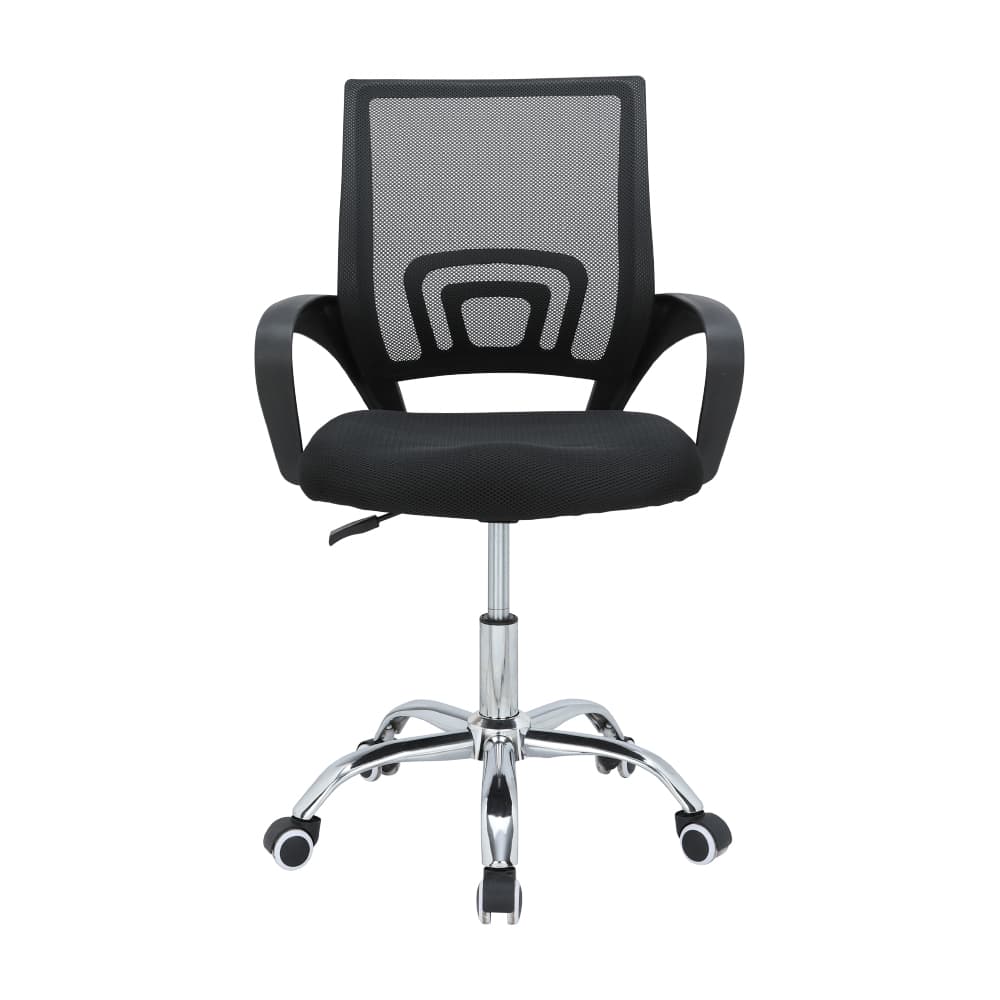 โต๊ะทำงาน ขนาด 120 ซม. และเก้าอี้สำนักงาน รุ่นริโอนะ+ดาร์บี้ - สีน้ำตาล/ดำ