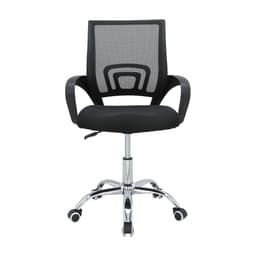 โต๊ะทำงานพร้อมชั้นวางและเก้าอี้สำนักงาน รุ่นมินิโอ+ดาร์บี้ - สีธรรมชาติ/ดำ