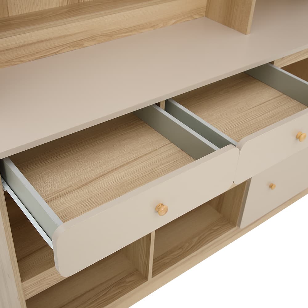 ชุดครัว รุ่นแกรนด์โดร่า ขนาด 150 ซม. - สีธรรมชาติ/เบจ