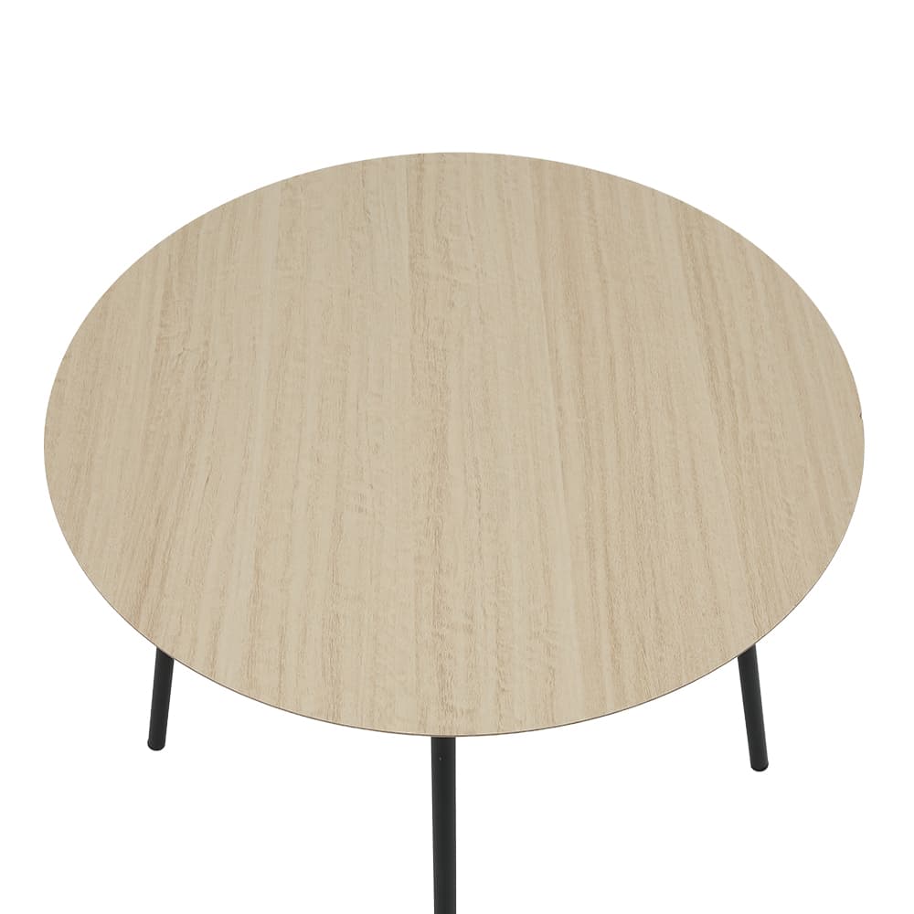 โต๊ะ Nesting รุ่นไอลา (2 ชิ้น/ชุด ) - สีธรรมชาติ/ดำ