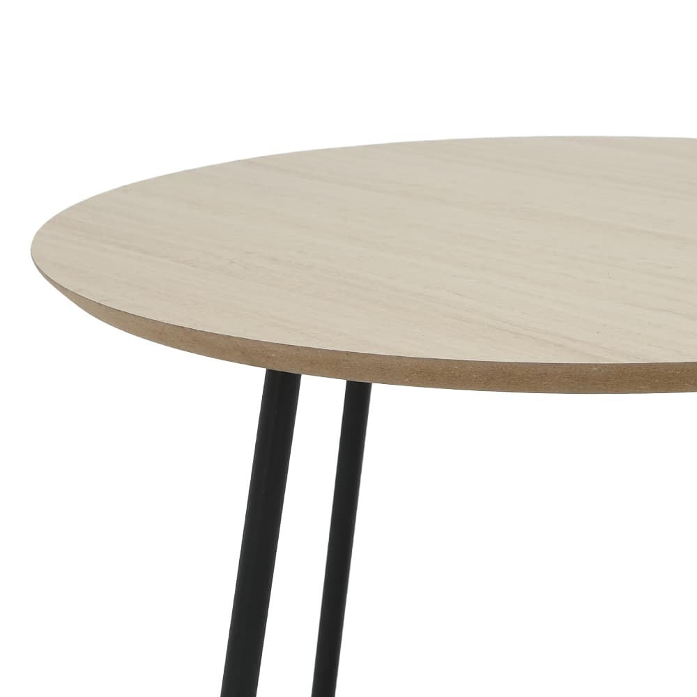 โต๊ะ Nesting รุ่นไอลา (2 ชิ้น/ชุด ) - สีธรรมชาติ/ดำ