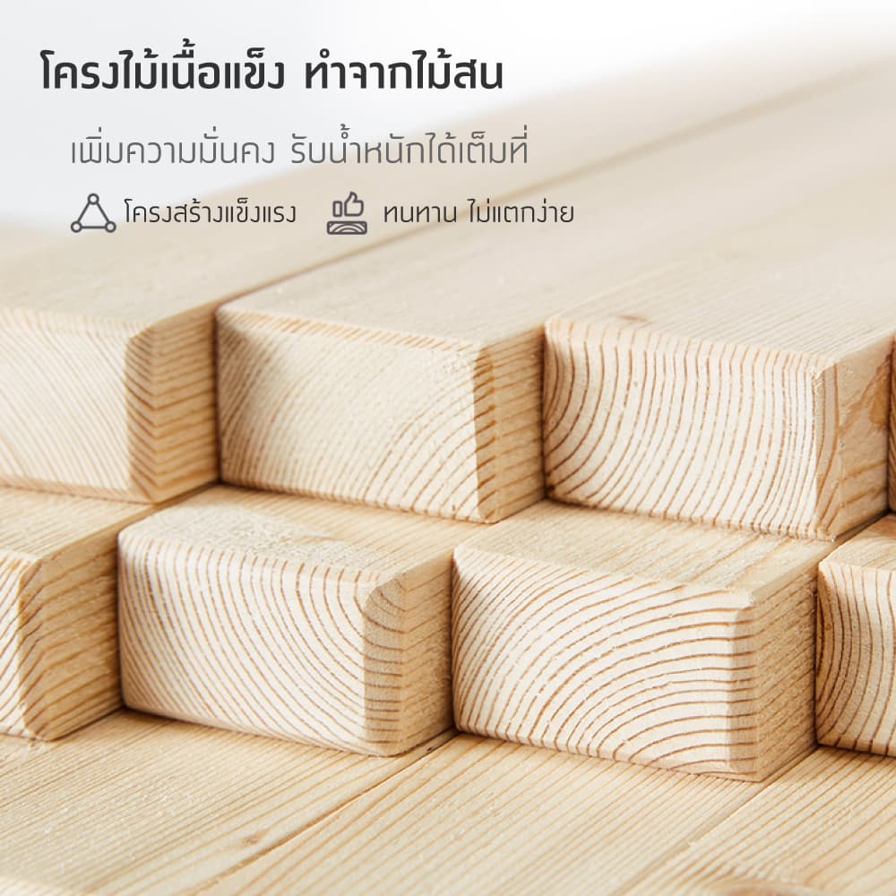 โซฟาผ้า 3 ที่นั่ง ลินซี่ รุ่นเบธ - สีเทา