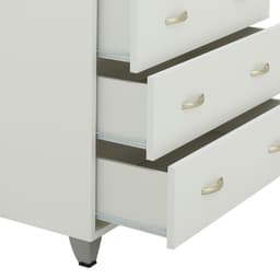 Homehuk ตู้ 5 ลิ้นชัก รุ่น NB วันเวร์-เอ - สีขาว