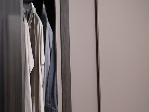 ตู้บานสไลด์ รุ่นวีโว่ ขนาด 120 ซม. - สีบราวนี่ โอ๊ค/โอวัลติน