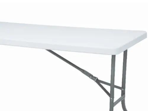 โต๊ะพับครึ่งอเนกประสงค์ รุ่นไททัน ขนาด 160 ซม. - สีขาว/เทา