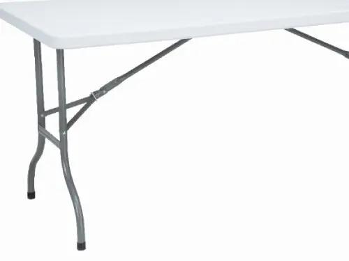 โต๊ะพับครึ่งอเนกประสงค์ รุ่นไททัน ขนาด 160 ซม. - สีขาว/เทา