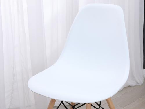 เก้าอี้ทานอาหาร รุ่นคานเทล - สีขาว/ธรรมชาติ