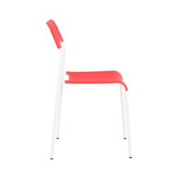 เก้าอี้ทานอาหาร รุ่นด็อตตี้ - สีขาว/แดง